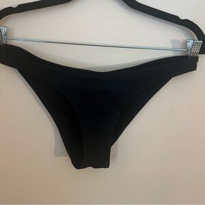 Aerie black bikini bottoms